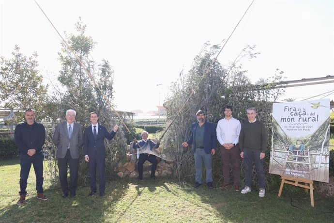 Presentación de la tercera edición de la Feria de la Caza y el Mundo Rural en el Hipódromo de Son Pardo.