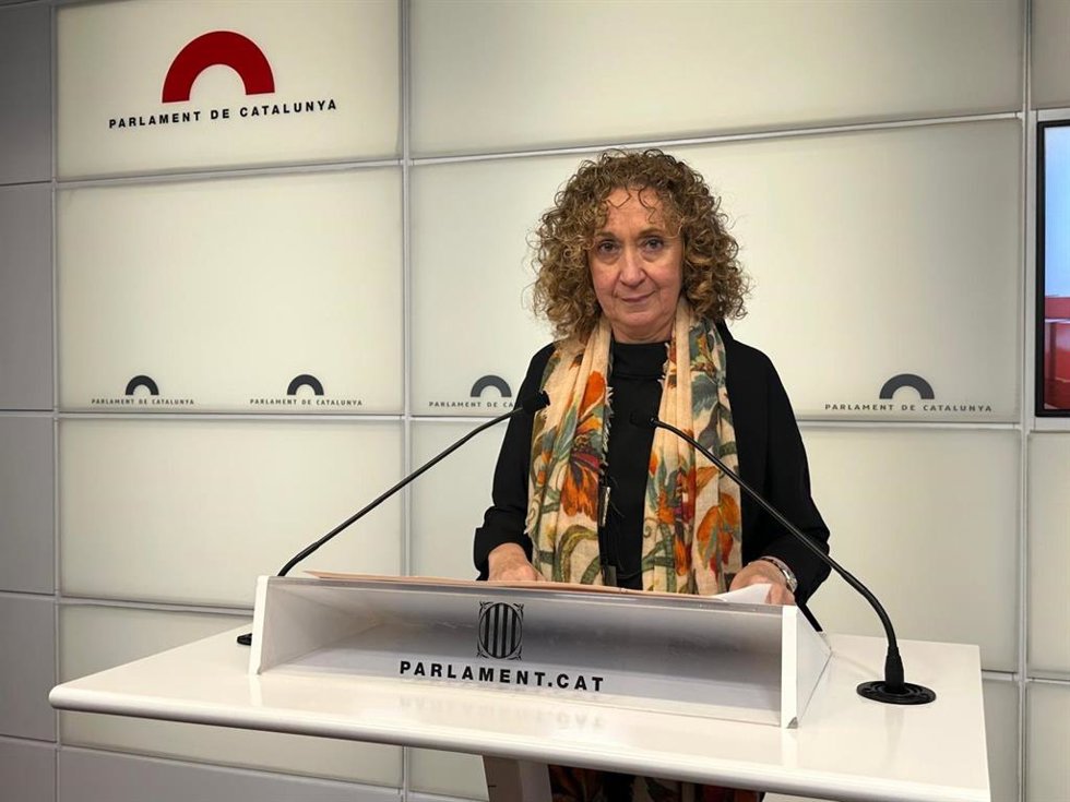 La portavoz de ERC en el Parlament, Esther Capella