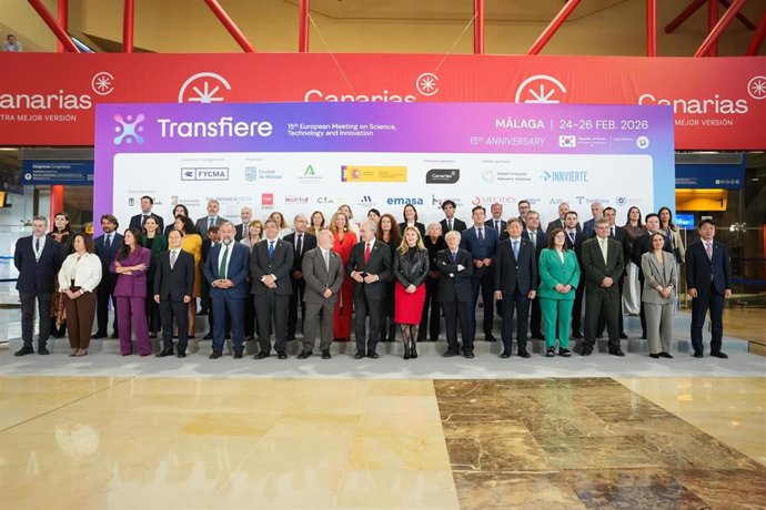 Transfiere 2026 inaugura su XV edición en Mälaga con un llamamiento conjunto a impulsar la innovación como palanca de competitividad y liderazgo tecnológico.