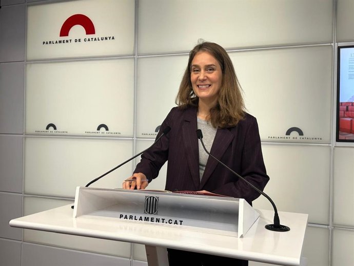 La líder dels Comuns al Parlament, Jéssica Albiach