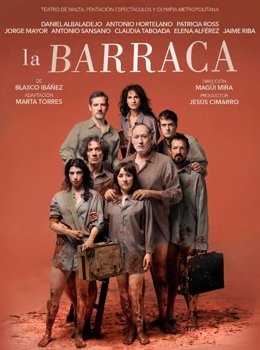 Cartel de la obra teatral 'La Barraca'.
