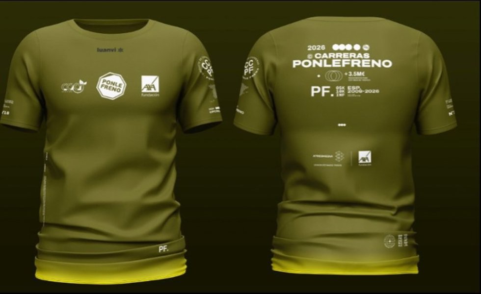 Zaragoza, Málaga, Valencia, Bilbaoi y Madrid, entre las diez ciudades del circuito Ponle Freno de 2026, que ha desvelado el diseño de la camiseta oficial.