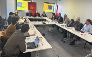 Momento de la ruenión