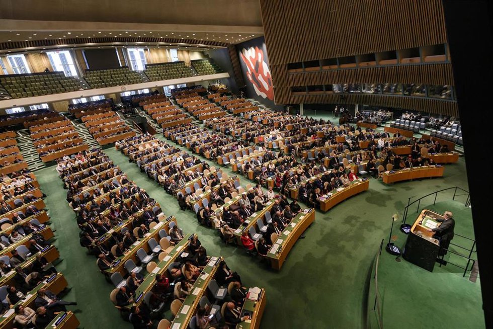 Una sesión en la Asamblea General de Naciones Unidas