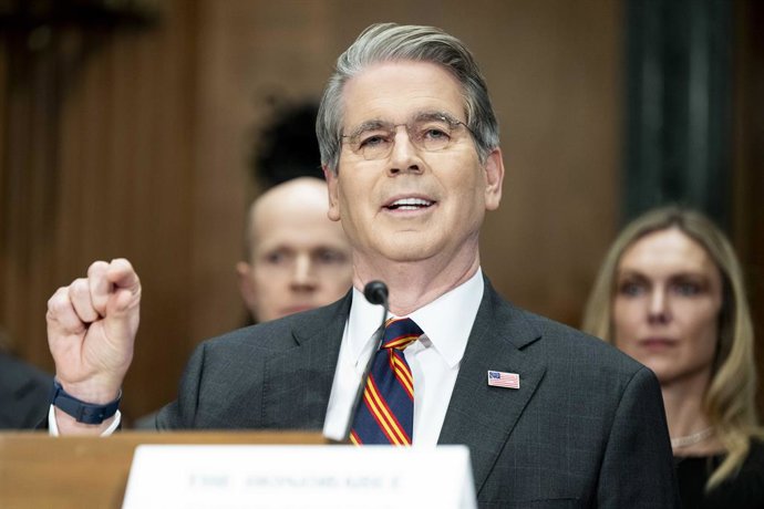 February 5, 2026, Washington, District Of Columbia, USA: U.S. Treasury Secretary SCOTT BESSENT testifies at a hearing of the Senate Banking, Housing, and Urban Affairs Committee at the U.S. Capitol. House Democrats clashed with Treasury Secretary Bessent 