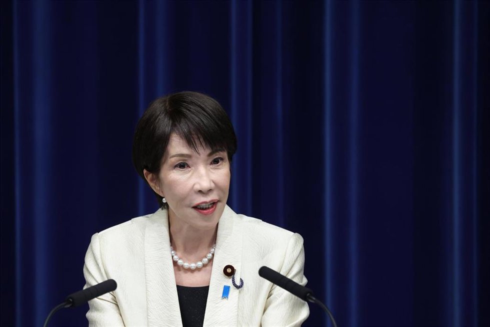 La primera ministra de Japón, Sanae Takaichi