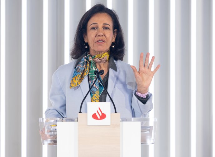 La presidenta de Banco Santander, Ana Botín