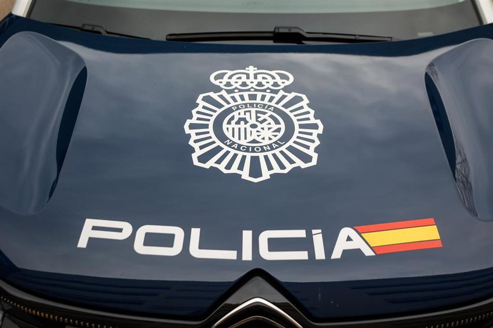 Vehículo de la Policía Nacional.