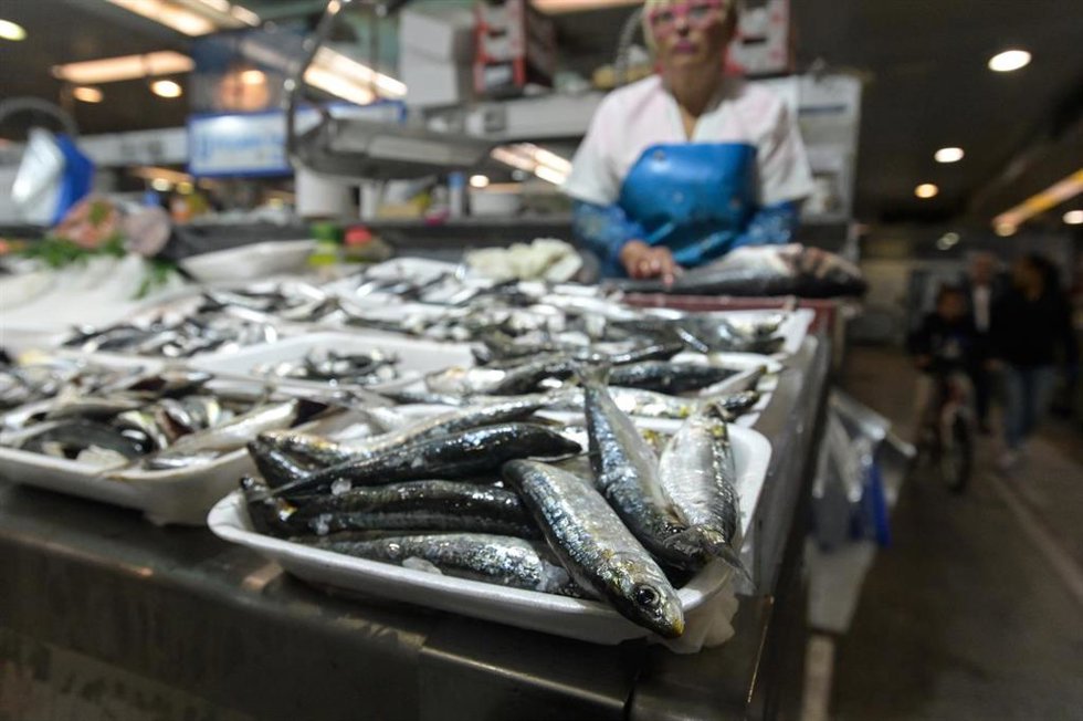 Archivo - Sardinas en las pescaderías 
