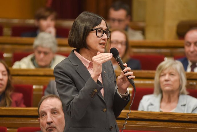 La consellera d'Interior i Seguretat Pública de la Generalitat, Núria Parlon