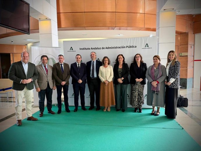 La consejera de Sostenibilidad y Medio Ambiente, Catalina García, en la inauguración en Sevilla de una jornada sobre 'Metodologías ágiles de gestión de los procedimientos ambientales'.