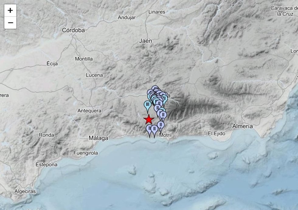 Terremoto con epicentro en Jayena y sentido en numerosas localidades de Granada.
