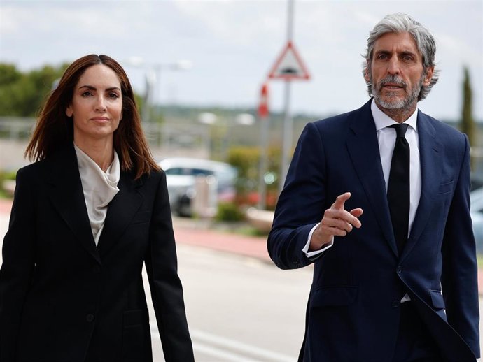 Archivo - Eugenia Silva Y Alfonso De Borbón Y Yordi En El Tanatorio Parcesa La Paz De Tres Cantos, Para Dar El Último Adiós A Alfonso De Borbón Y Escasany, A 10 De Mayo De 2025