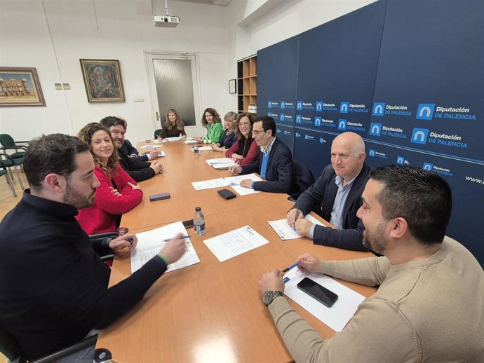 Reunión de la Junta de Gobierno de la Diputación.