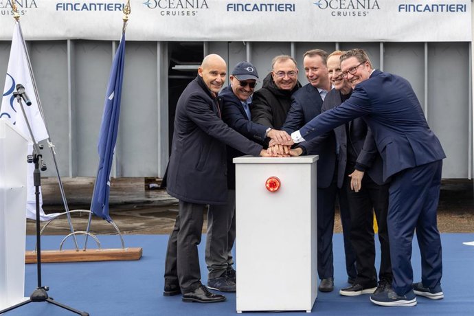 Oceania Cruises y Fincantieri inician la construcción del 'Oceania Sonata', primero de una serie de cuatro nuevos buques