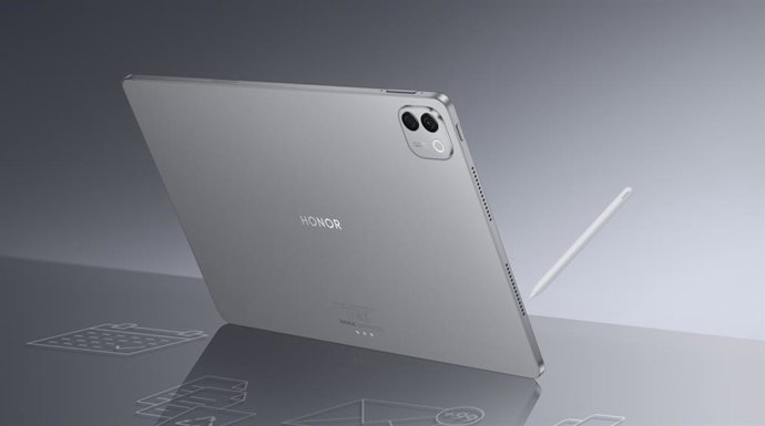 Honor MagicPad4 na cor cinza