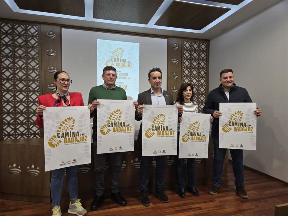 Presentación del circuito 'Camina Badajoz'