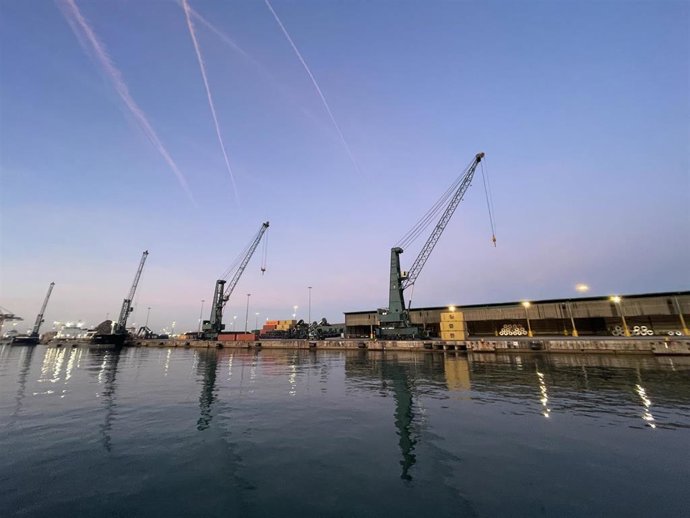 Vista aérea del muelle Príncipe de España