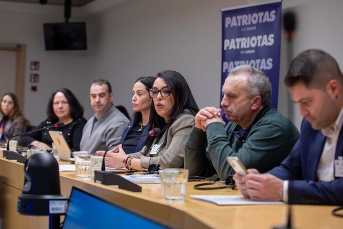 Jornada sobre el campo asturiano en el Parlamento Europeo, organizada por Vox.