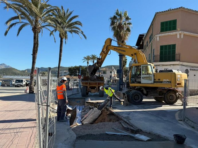 Obras de ampliación y mejora del sistema de saneamiento de Andratx