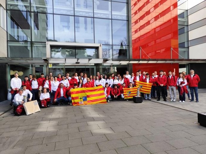 Delegación aragonesa en las 'SpainSkills 2026'.