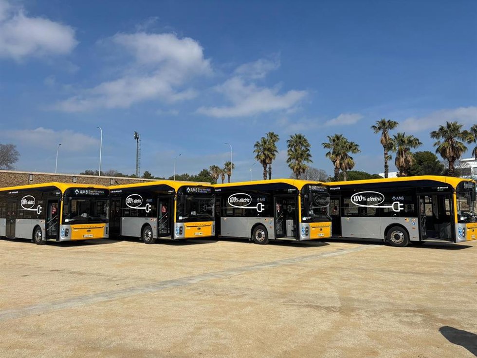 Flota eléctrica de Monbus