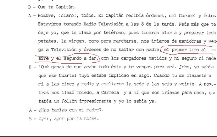 La orden a los militares que asaltaron Televisión Española: "El primer tiro al aire y el segundo a dar"