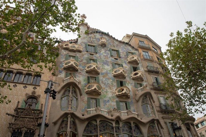Archivo - Fachada de la Casa Batlló, en una imagen de archivo.