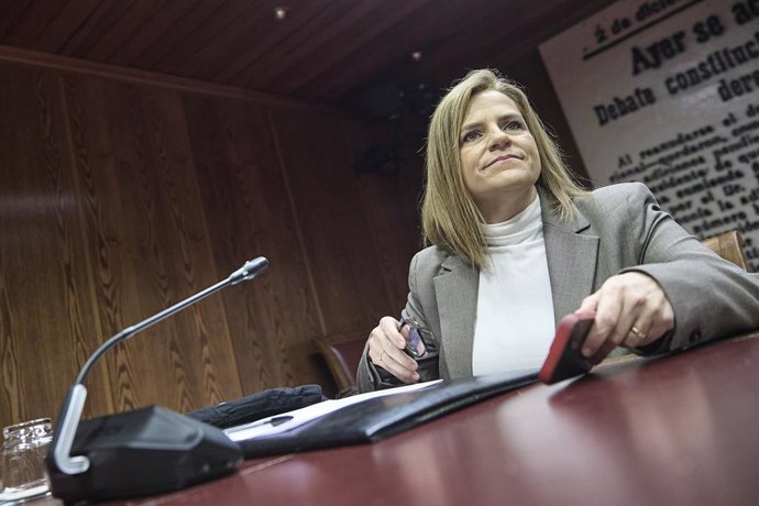 Imatge d'arxiu de la delegada del Govern a la Comunitat Valenciana, Pilar Bernabé García, en la Comissió d'Investigació en el Senat sobre la dana