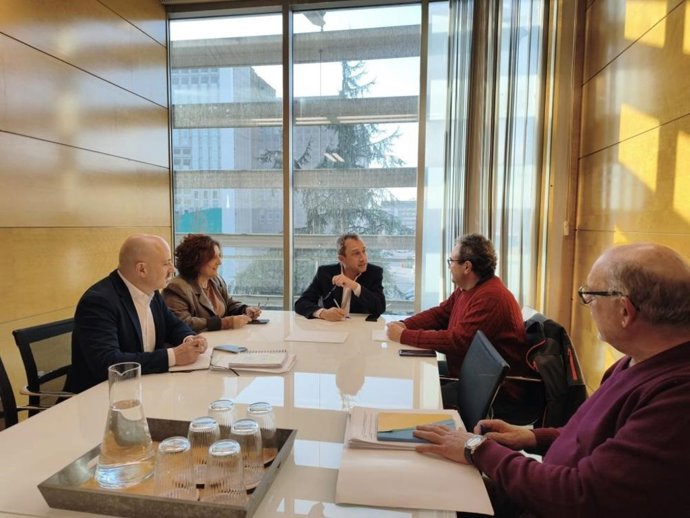 Ovidio Zapico, en la reunión