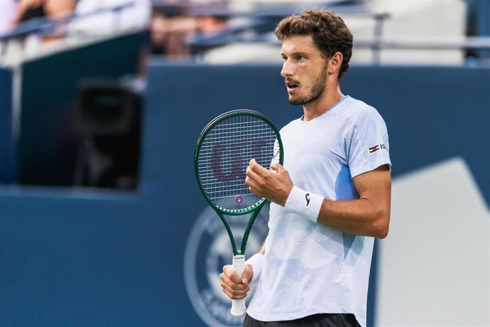 Archivo - El tenista español Pablo Carreño durante un torneo