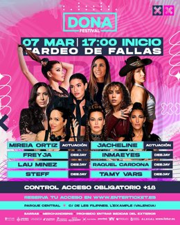 La música electrónica hecha por mujeres llega al Parque Central de València por el 8M y a través del Dona Festival.