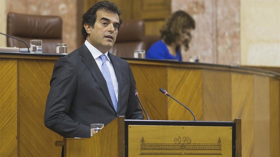 Archivo - El diputado del grupo Vox en el Parlamento de Andalucía por Málaga Antonio Sevilla.