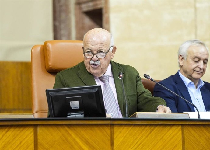 El presidente del Parlamento andaluz, Jesús Aguirre, en una foto de archivo.