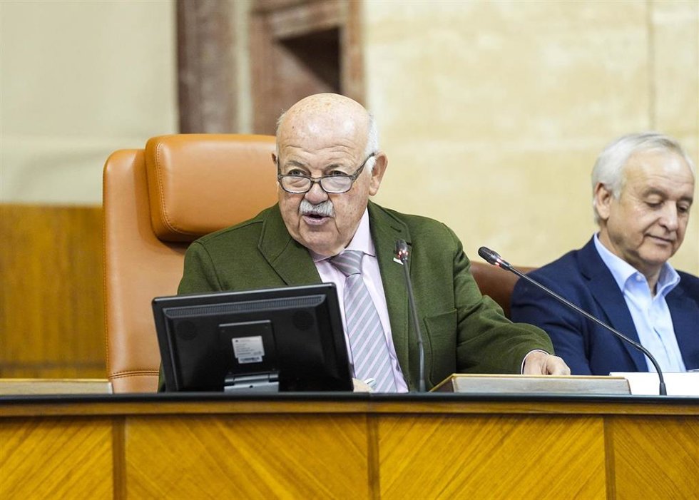 El presidente del Parlamento andaluz, Jesús Aguirre, en una foto de archivo.