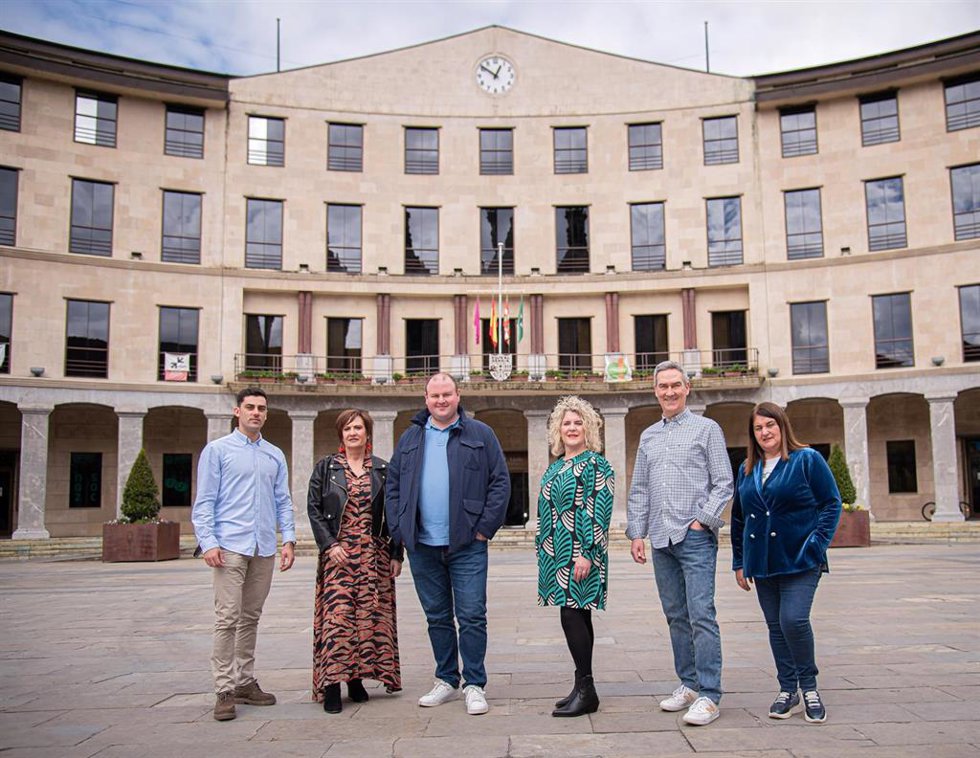 Archivo - Concejales del PNV en Laudio