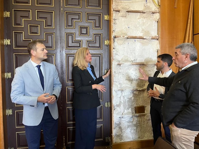 Las obras en el Salón de Actos del Palacio Almudí comenzarán la semana que viene