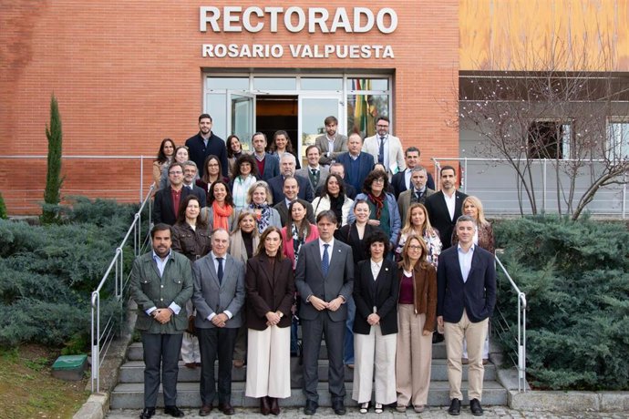 Acto de inauguración de la X Feria de Empleo y Emprendimiento de la UPO