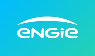 Archivo - Logo de la energética francesa Engie.