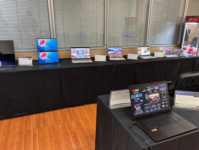 Presentación de las últimas novedades de Asus en Barcelona.