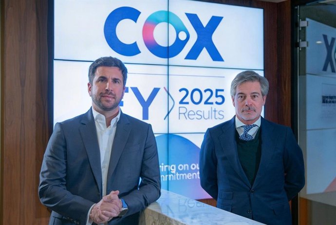 Enrique Riquelme y Nacho Moreno, presidente y consejero delegado de Cox, respectivamente