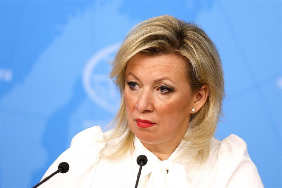 Archivo - La portavoz del Ministerio de Exteriores de Rusia, Maria Zajarova, durante una rueda de prensa en enero de 2026 (archivo)