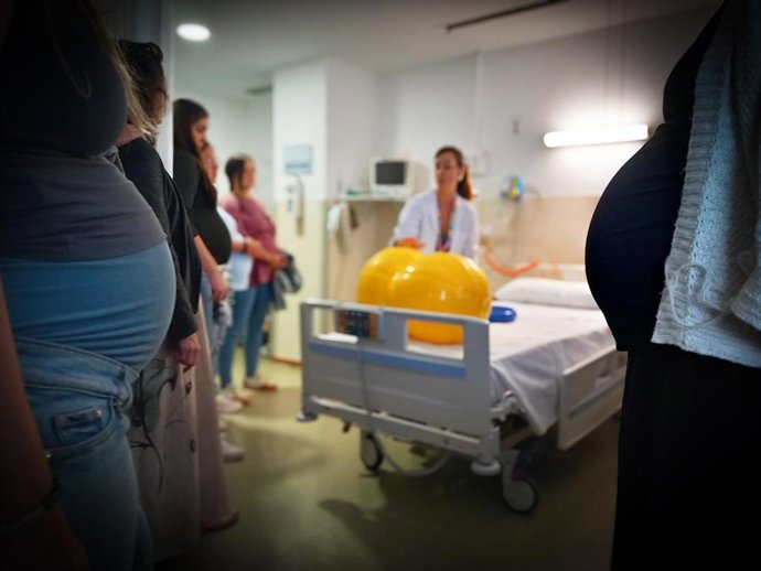Sesión de sistema de apoyo de salud mental perinatal en el Hospital Virgen Macarena de Sevilla