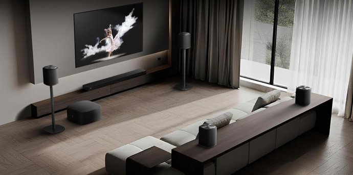 Televisão com painel OLED evo