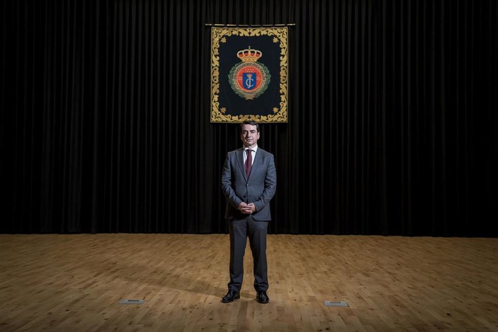 Archivo - El rector de la Universidad Rey Juan Carlos (URJC), Abraham Duarte, durante una entrevista para Europa Press, en el Rectorado de la URJC, a 1 de julio de 2025, en Madrid (España). Duarte es graduado en Ciencias Físicas con especialidad en Elec