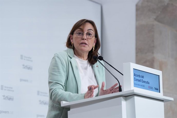 Archivo - La consellera de Territorio, Vivienda y Transición Ecológica y portavoz de la Generalitat, Sílvia Paneque