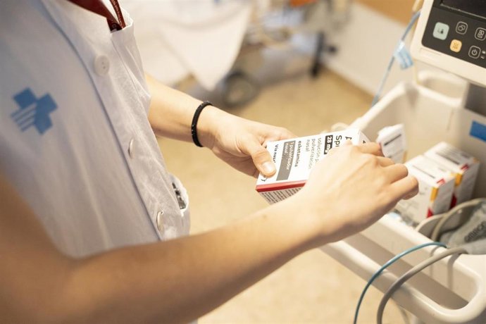 Preparación de la administración de la esketamina intranasal