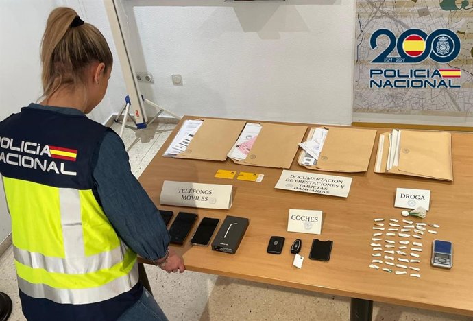 Material intervenido en la operación