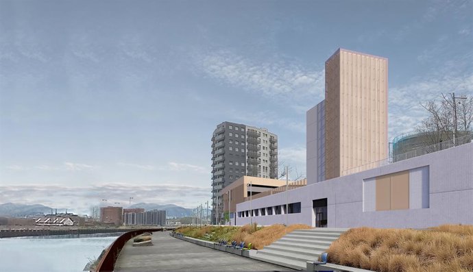 Deustuko suhiltzaileen parke berriaren infografia