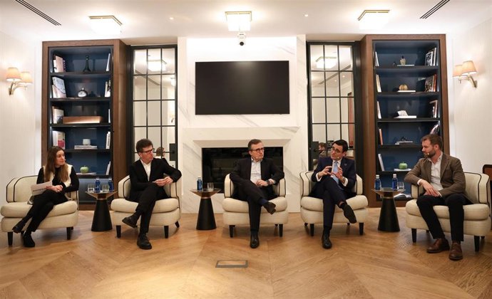 Encuentro Ejecución de Oportunidades ‘Perspectivas 2026: Liderar el crecimiento en un mundo en transformación’, organizado por Europa Press, en el Hotel Rosewood Villa Magna, a 12 de febrero de 2026, en Madrid (España).